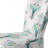 Green Damask - Upholstered Patterned Accent Side Chair