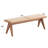 Alinna Bench with Rattan Seat in Natural