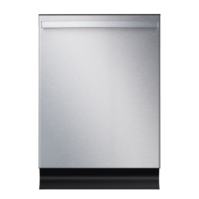 Kalamera 24" 45 Decibel ENERGY STAR Certified Built-In Top Control Dishwasher with Adjustable Rack and Tall Tub Stainless Steel