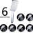 Handheld Shower Faucet In - 6 Spray Modes, Avoid Blockage, Include Arm Square Settings, Powerful Shower, Clean