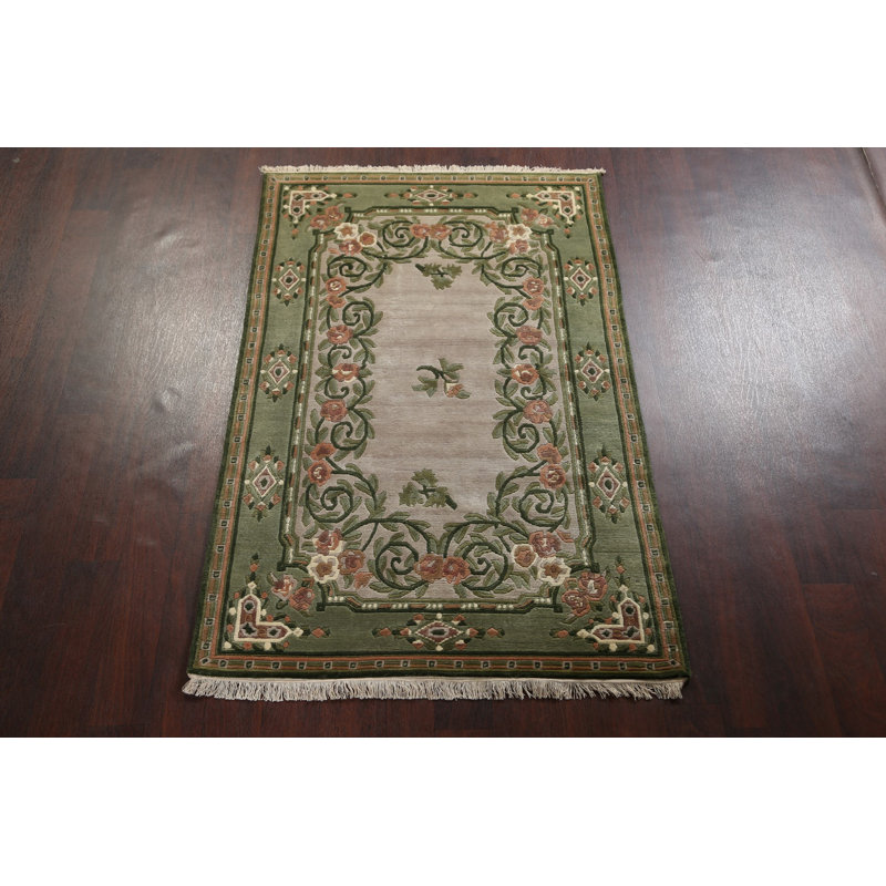 Tapis népalais noué à la main 4 x 6