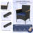 9 Pcs Outdoor Dining Set With Acacia Wood Tabletop, Umbrella Hole, Seat Cushions