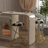 Upholstered Bar Stools Set Of 2 Striped Counter Height Barstools Modern Velvet Dining Chairs For Kitchen Island, Living Room-2007622857