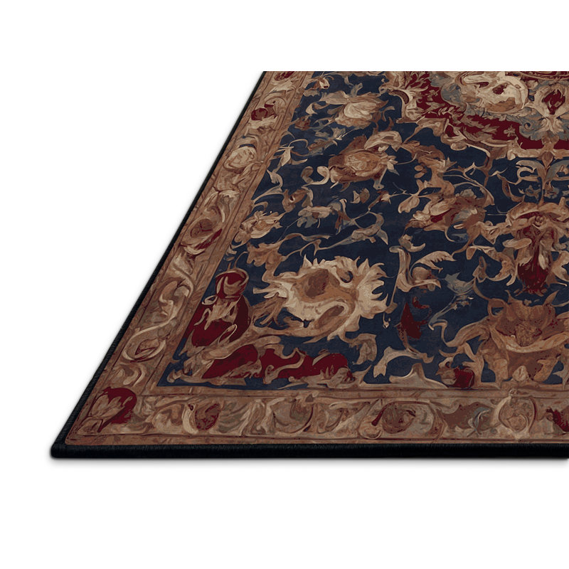 Tapis brun soyeux et moelleux, Carré 4 pi