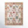 Tapis brun clair et crème à motif floral Dimmitt