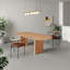 Morden Oval Solid Wood Dining Table-1053769868