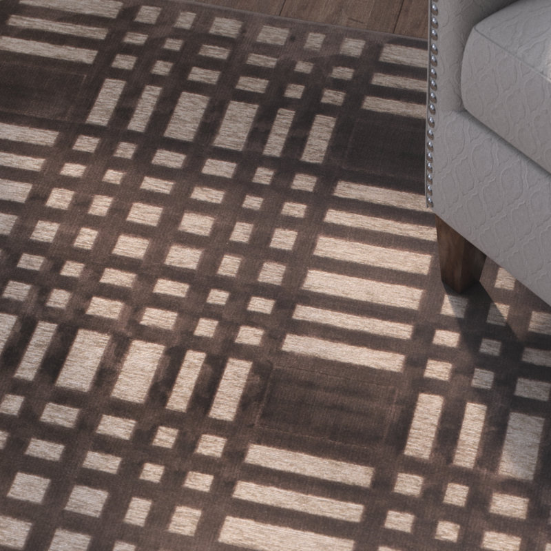 Gordon Paradise Performance Plaid Rug, Rectangle 5'3" x 7'6"