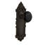 Victorian Plate with Black Porcelain Door Knob-7312648-7312652
