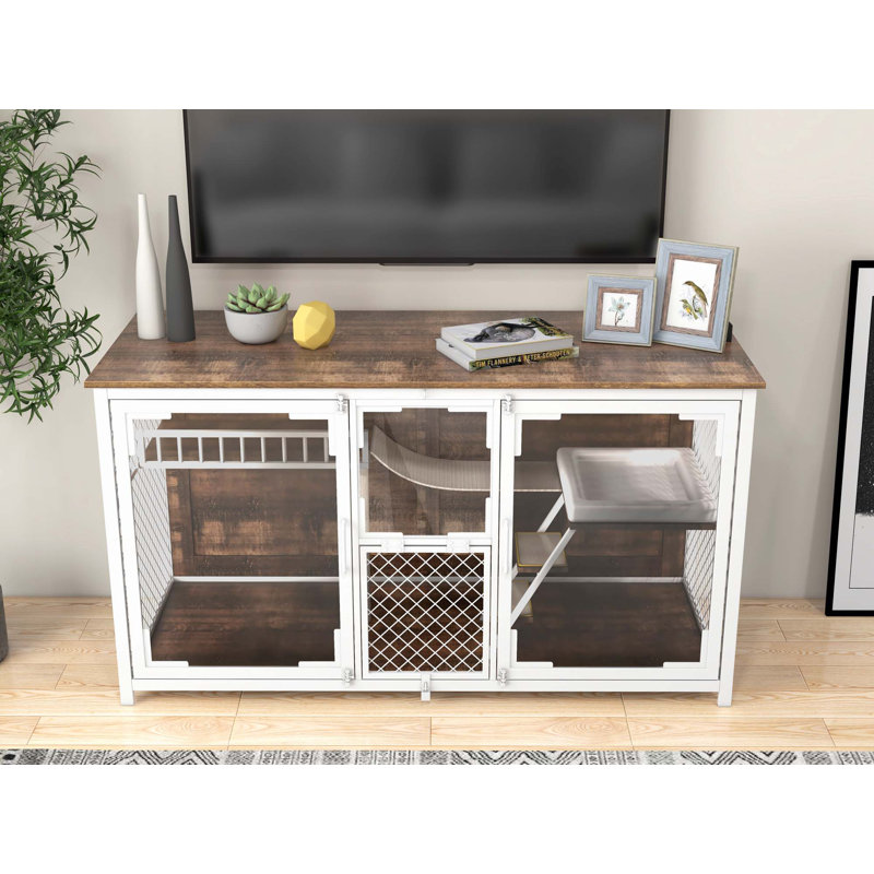 TV Stand With Cat House