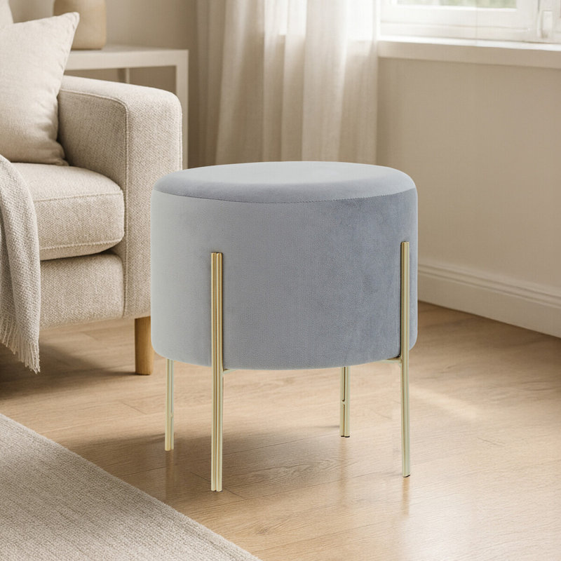 Kaser Stainless Steel Accent Stool