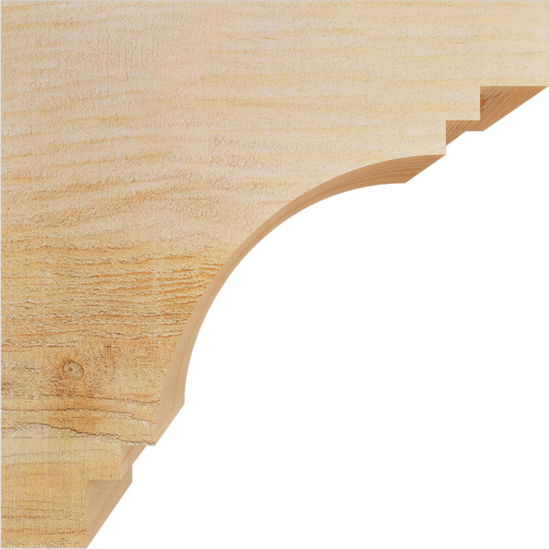 Corbeau Pescadero, H 12 po x l 4 po x P 12 po, Sapin de Douglas, Sciage brut