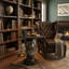 Table d'appoint Leopard Head