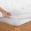 Protège-matelas 1 pièce chauffant - Double, blanc