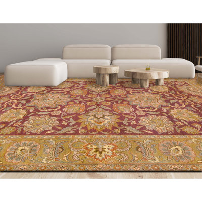 Hand Knotted Wool Oriental Indoor Rug