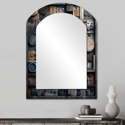 Miroir mural Cubic Geometric Dreams IV