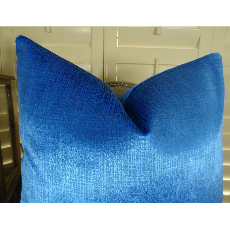 Lumiere Azure Reversible Throw Pillow, 26" x 26"
