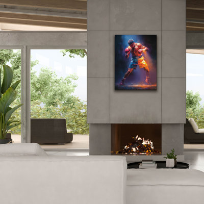 Epic Graffiti 'Boxing Legend 2' by Ann Klee Canvas Wall Art, 26" x 34"