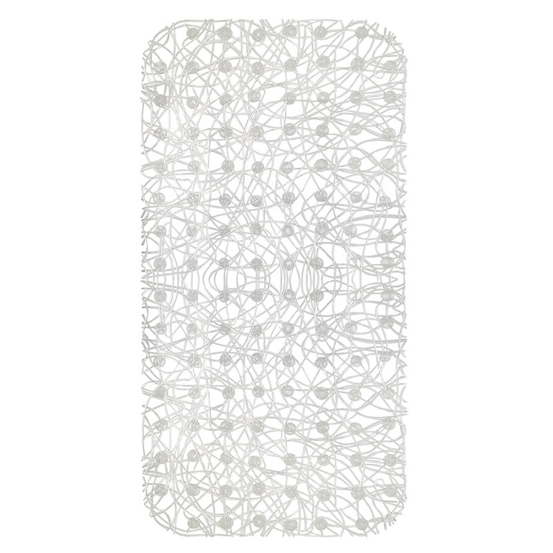Tapis de douche en velours Falkirk, Transparent