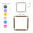 Nurge Embroidery Snap Frame 270-2 Grey