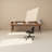 All-solid wood pine double long desk-1304717643
