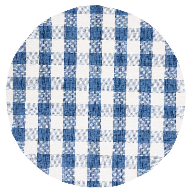 Tapis en laine et coton écossais Spirit, Rond 6 pi