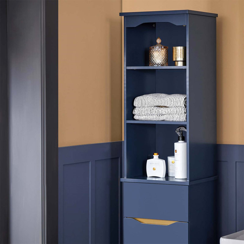 Suela Freestanding Linen Cabinet