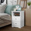 Devala 40cm W Manufactured Wood Bedside Table-1358578365