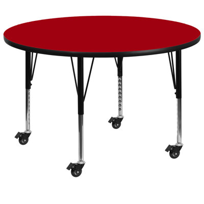 Table ronde mobile en stratifié Goddard