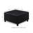Large Square Storage Ottoman With Wooden Legs