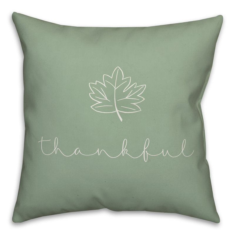  Coussin Thankful