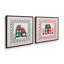 Ensemble de 2 impressions sur toile Evergreen Holiday Home-612264954-612264946-612264938