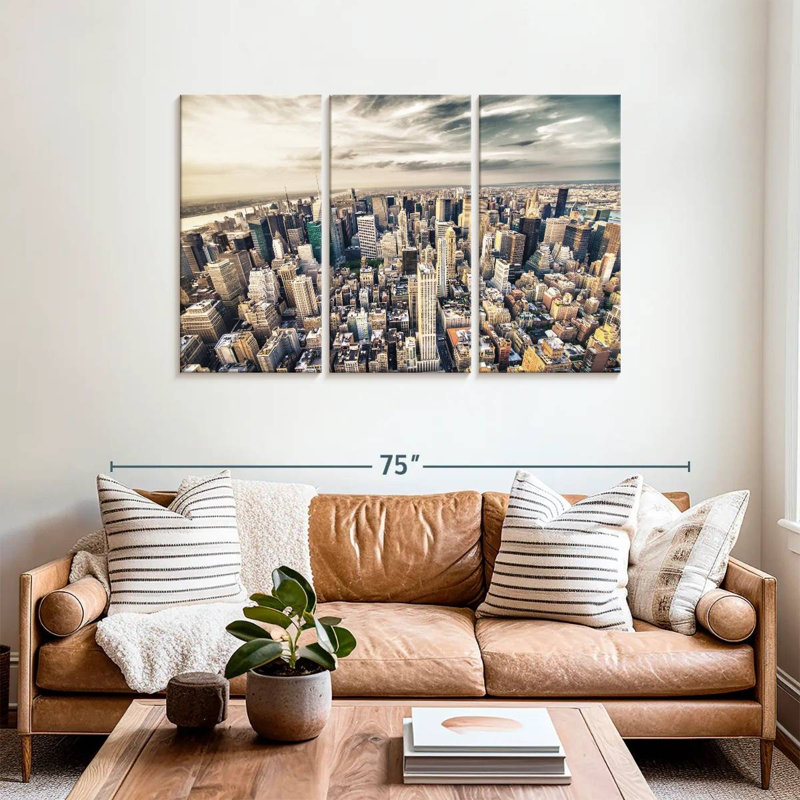 Skyline de Sirci, Manhattan, New York, H 36 po x l 57 po