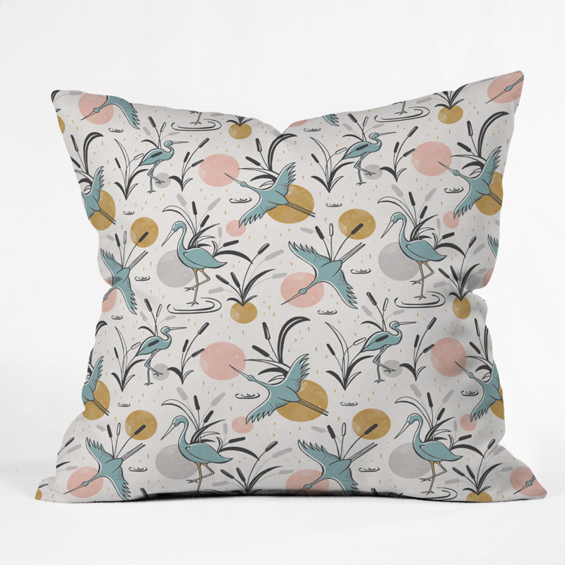 Coussin intérieur / extérieur Heather Dutton Marshland, 16 po x 16 po