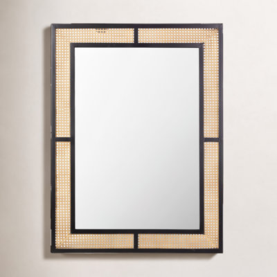 Fia Metal Flat Wall Mirror