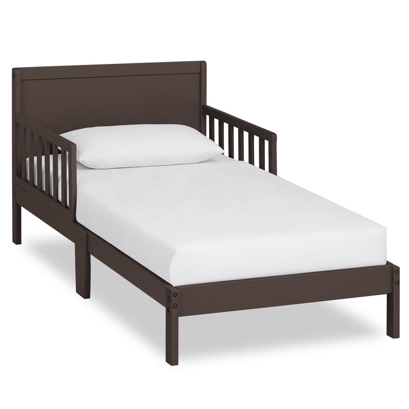 Brookside Toddler Solid Wood Bed by Dream On Me, Chocolate Chip