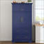 Garde-manger autoportant Farmhouse, 4 portes, armoire de rangement avec plateaux coulissants, tiroirs et plateau de rangement-124675365