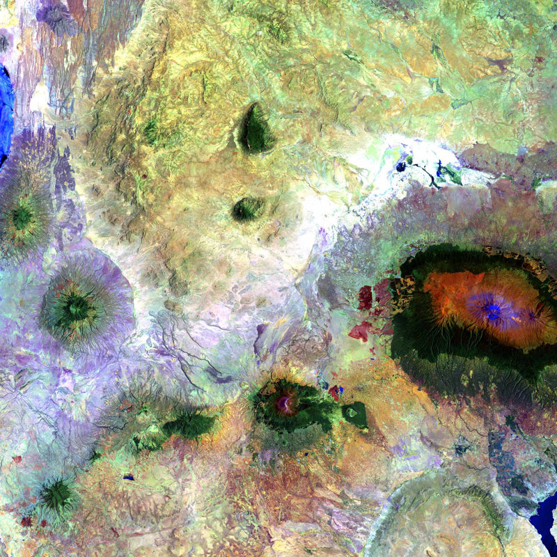 Adhésif décoratif kilimandjaro, H 48 po x l 48 po
