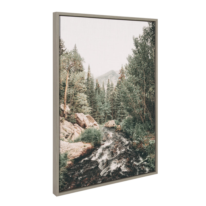 Meet Me Here by Alicia Abla Framed Canvas Wall Art Print