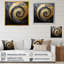 «Matlock - Abstract Spirals», impression sur toile-95909006-95909007