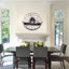 22 Inch Modern Black Wall Mounted Ceiling Fan With Light And Remote, Caged Fan With Adjustable Tilt Head