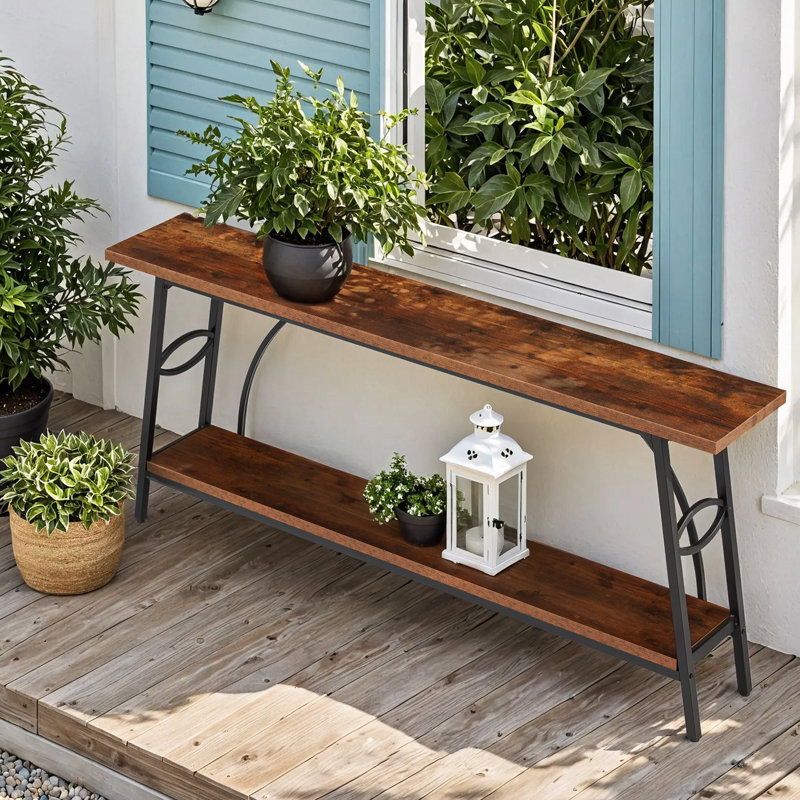 Console 70,9 po, Brun