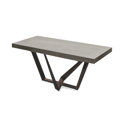 Karlin Extendable Metal Base Dining Table