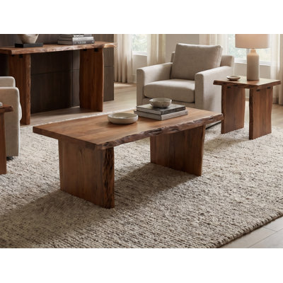 Solid Wood Live Edge Coffee Table