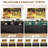 63" 6 Drawer Dresser with RGB LED Lights & Power Outlet, Wood TV Stand with Open Shelves-1714297342