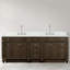 Ensemble de meuble-lavabo double 84 po Akintunde-608980198