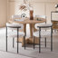 50cm H Teddy Upholstered Metal Side Chair-114193736-123191245