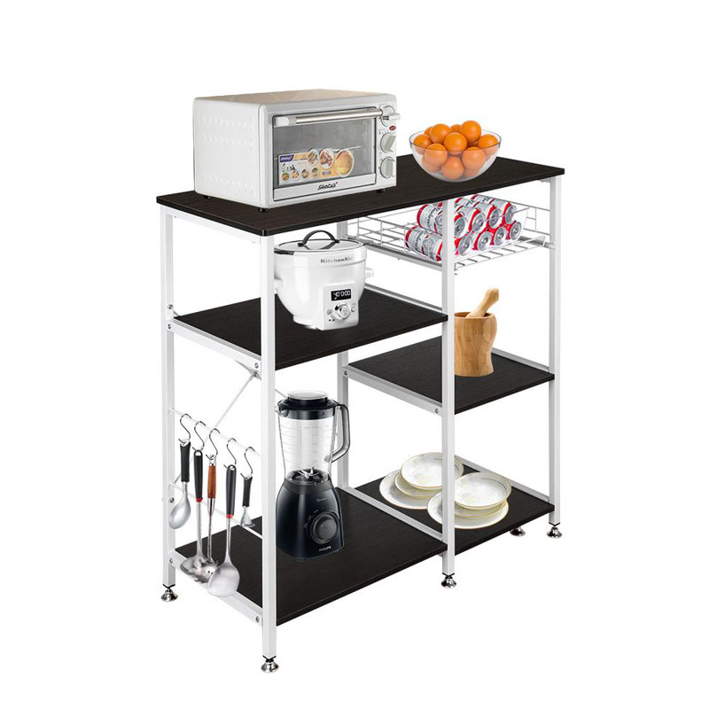 90cm W Steel Shelving Unit, Dark Brown
