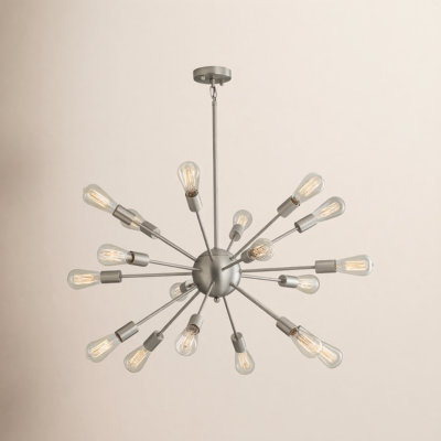 Kaspar Iron 18-Light Chandelier