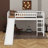 Twin Loft Bed With Slide