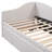 Twin L-Shaped Daybed With Pop-Up Trundle-1103621585